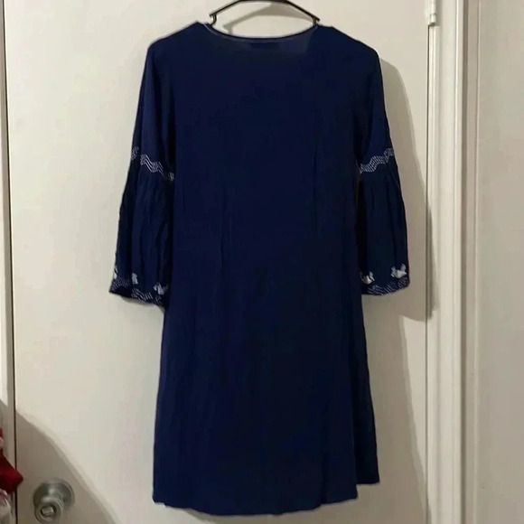 Global Desi Placement Print A-line Kurta with Bell Sleeves Size S - Picture 11 of 11